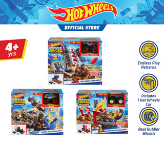 HOT WHEELS Monster Trucks ARENA SMASHERS ฮอตวีล มอนสเตอร์ทรัคส์ ชุดอารีน่าสแมชเชอร์ รุ่นเอนทรีแชลเลน HNB87 (956A)