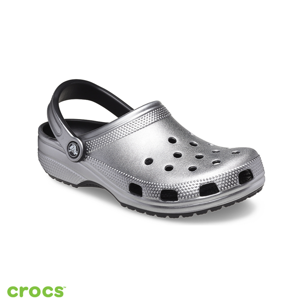 CROCS Classic Metallic Clog ใส่สบาย รองเท้าแตะ รัดส้น คร็อคส์ แท้ รุ่นฮิต ได้ทั้งชายหญิง รองเท้าเพื่