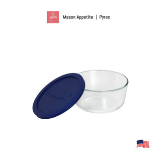 6017398 Pyrex Storage Plus 4 Cup Round Bowl ชามแก้ว ไพเร็กซ์ พร้อมฝา 4 ถ้วยตวง