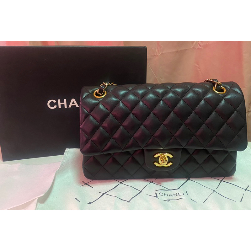 กระเป๋า Chanel Classic มือสอง สภาพ 99.99% หนังแกะแท้ อุปกรณ์ครบ