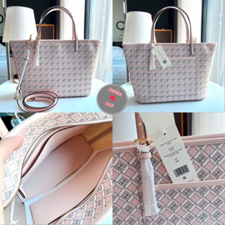 Tory Burch Geo Logo Mini Top Zip Tote 143703 แท้💯