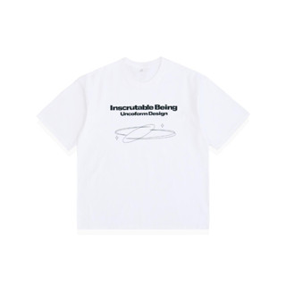 เสื้อยืดแขนสั้นสกรีนลาย Inscrutable Being ลายย้อนยุคนิดๆ