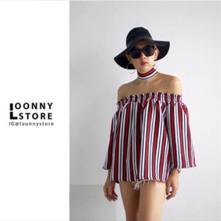 เสื้อเปิดไหล่ Loonny store Freesize ใหม่ค่ะ