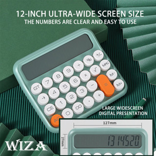 เครื่องคิดเลขคีย์บอร์ด แบบนิ่ม 12 บิต ปุ่ม ขนาดใหญ่ หลากสี สําหรับสํานักงาน จัดส่งฟรี