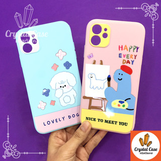 Samsung A04s A12 A13 เคสนิ่มสีพาสเทล TPU กันเลนส์กล้อง พิมพ์ลายการ์ตูน