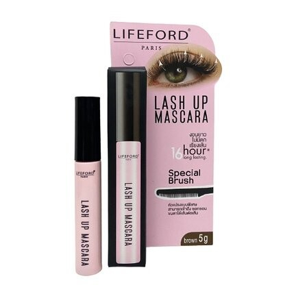 ใหม่!!! (กล่องชมพู) Lifeford Lash up mascara 16Hour long lasting 5g. ไลฟ์ฟอร์ด ปารีส แลช อัพ มาสคาร่า - รูปที่ 2
