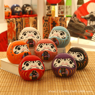 ดารุมะ "สูง 9.5cm" Daruma ตุ๊กตามงคลขอพรให้สมหวัง โชคดี ค้าขาย เฮงเฮง ร่ำรวย กระปุกออมสินนำโชค แม่ค้า ออนไลน์