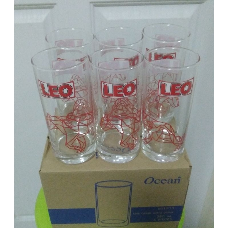 แก้วเบียร์ ลีโอ ขนาด 380 ml. ขายแพค 6ใบ สั่งได้แค่ รูปที่ 5