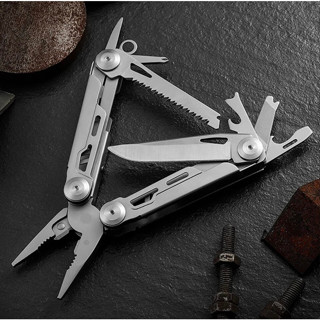 EDC Camping ความแข็ง HRC78K Multitool Plier เครื่องตัดสายไฟ Multifunctional Multi เครื่องมือกลางแจ้ง Camping มีดพับคีม