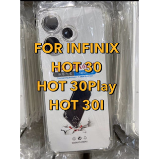 Infinix HOT 30/HOT 30I/HOT30 Playเคสใส เคสกันกระแทก เคสโทรศัพท์ เคสTPU เคสใสนิ่ม คลุมกล้อง พร้อมส่ง