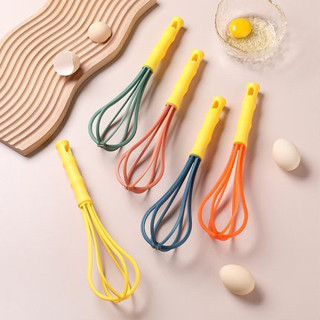 ที่ตีไข่ ตะกร้อตีไข่ ที่ตีแป้ง ที่ตีไข่ (Egg Whisk with spring Coil inside)