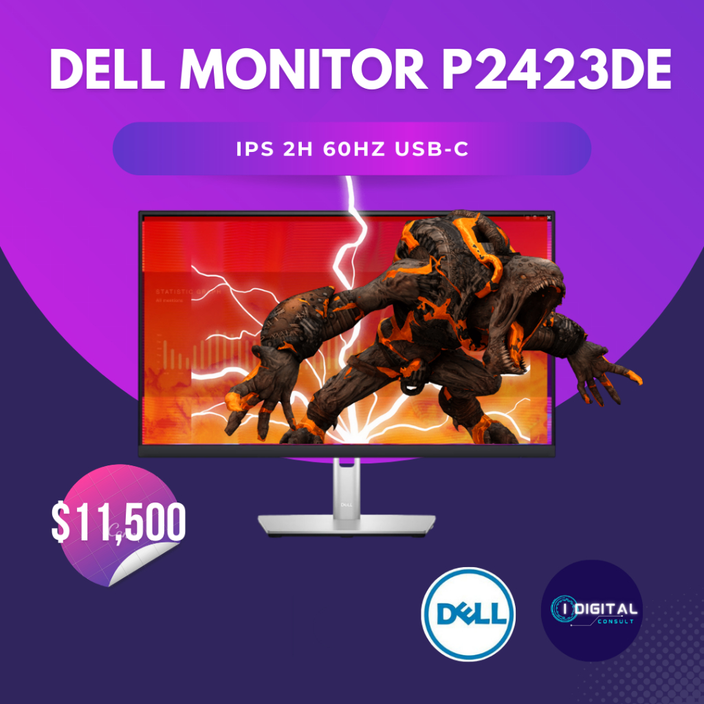 จอมอนิเตอร์ DELL MONITOR P2423DE (IPS 2H 60Hz USB-C)