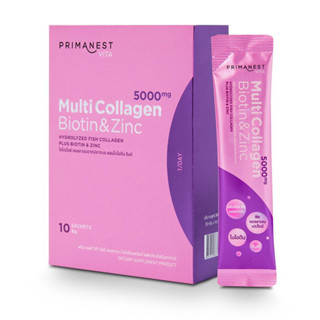 PRIMANEST Vita Multi Collagen Biotin &amp; Zine 8g x 10Sachets  365wecare