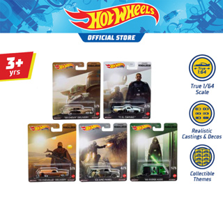 Hot Wheels Pop Culture Sold As Set 5 Cars ฮอตวีล รถรุ่นป๊อปคัลเจอร์ ยกชุด 5คันไม่ซ้ำแบบ DLB45 (979T)