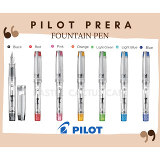 (Pre-Order) Pilot Prera (Iro-ai) Fountain Pen ปากกาหมึกซึม Pilot รุ่น Prera (Iro-ai) ของแท้พร้อมที่สูบหมึก Con-40