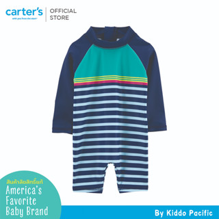 CARTERS 1PC SWIM MULTI STRIPE คาร์เตอร์ชุดว่ายน้ำแขนยาวเด็กผู้ชาย ลายทาง L10