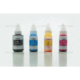 ⚡️ส่งไวใน ⚡หมึกเติม CANON INK # GI-790 หมึกขวดแท้ 4 สี BK / C M Y สำหรับ Pixma G1000/2000/3000/4000/1010/2010/3010/4010​