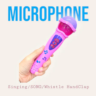 Microphone ไมโครโฟนเด็ก ไมค์ลอยเด็ก ไมโครโฟนของเล่น มีเพลง มีเสียงตบมือ VR-162-1