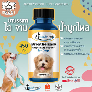 [ขายยกขวด แท้100%] บรรเทาอาการสุนัขเป็นหวัด ไอ จาม น้ำมูกไหล BestLife 4 Pets | Breathe Easy Respiratory Support for Dogs