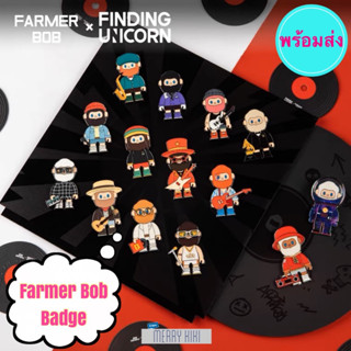 (พร้อมส่ง) Farmer Bob Retro Replay series BADGE เข็มกลัด แม่เหล็ก