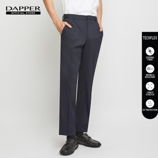 DAPPER กางเกงทำงาน 8 Sizes รุ่น TECHFLEX ทรง Slim-Fit สีกรมท่า (TB9N1/570SR)