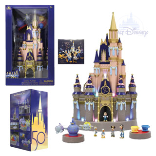 ปราสาทสูง24.5” Disney World ครบรอบ 50 ปี Cinderella Castle Light Up Play Set 50th Anniversary Calendar Blue ราคา 6,990