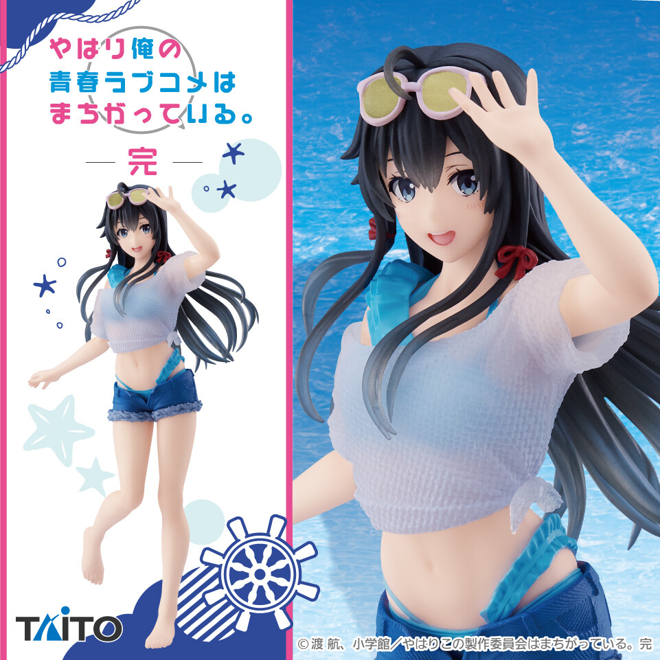 [ฟิกเกอร์แท้] Yahari / Oregairu - Yukinoshita Yukino T-Shirt Swimsuit Ver. - Coreful Figure (Taito)
