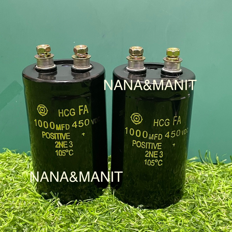 CAPACITOR 1000UF 450V(VDC) *มีไซร์ให้เลือก*(งานแท้)❗️พร้อมส่งในไทย🇹🇭ชิ้นละ