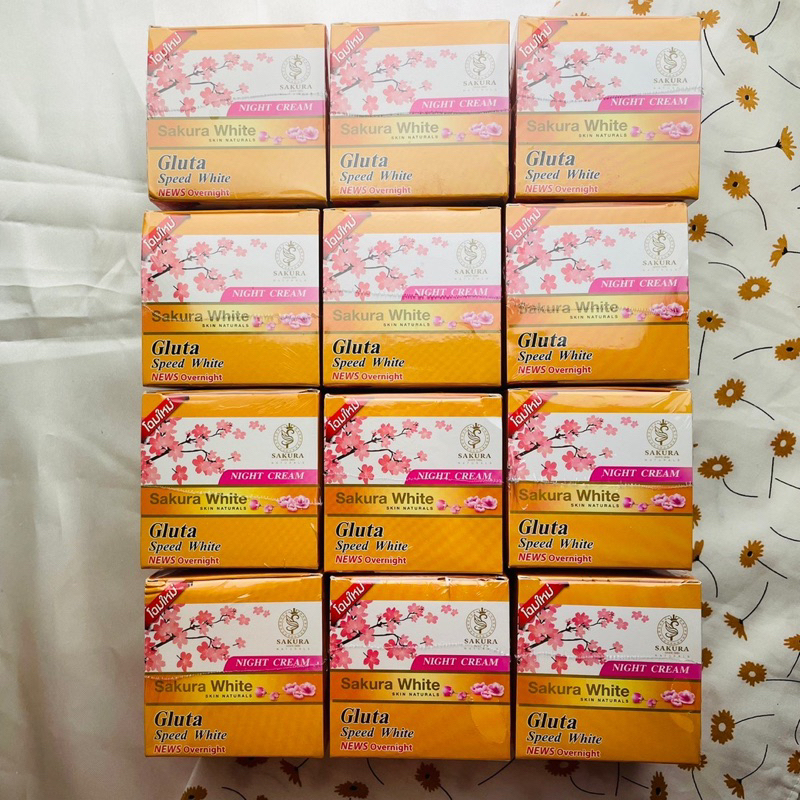 (ครึ่งโหล และยกโหล) 🌸 ครีมซากุระไวท์ sakura white serum cream เซรั่ม ครีมบำรุง✨✨ - รูปที่ 2