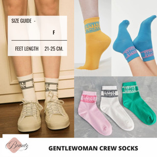 [พร้อมส่ง] ถุงเท้า Gentlewoman Crew Socks