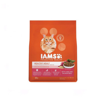 IAMS ไอแอมส์ แมวโต ทูน่าแอนด์แซลมอนมีล 400g