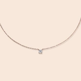 GEMMAPIECE สร้อย Large Single Diamond Necklace