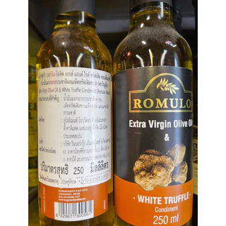 น้ำมันเห็ดทรัฟเฟิล ROMULO EXTRA VIRGIN OIL WITH BLACK / WHITE TRUFFLE 250 ML