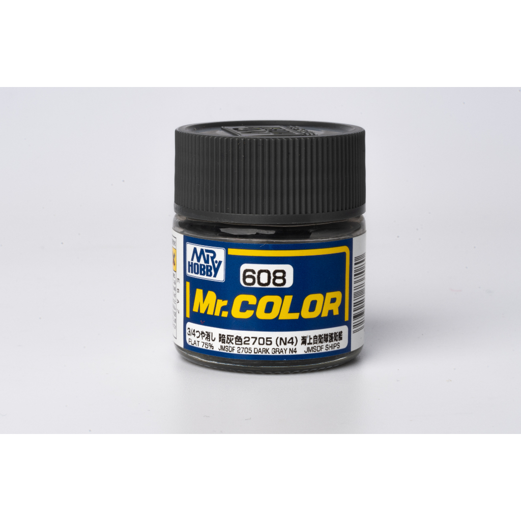 สีสูตรทินเนอร์ Mr.color 608 JMSDF 2705 DARK GRAY N4