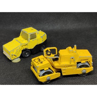 Tomica รถบดถนน Dynapac &amp; Mechanical Sweeper *Made in Japan*