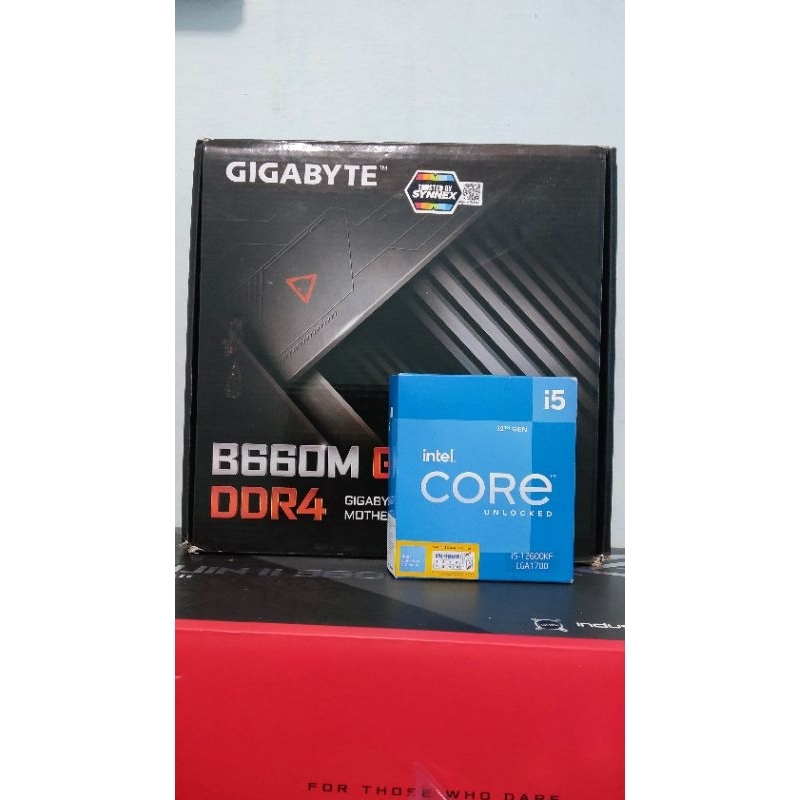 ชุดi5 12600kf+b660m gaming x ddr4 มือสองประกันไทย