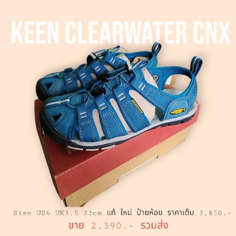 รองเท้า KEEN WOMEN Clearwater CNX สี celestial/vapor Size 36
