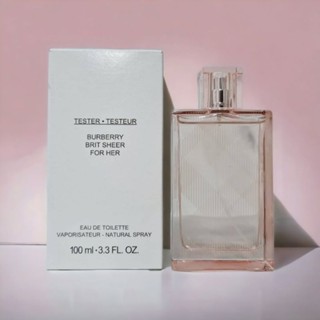 น้ำหอม Burberry Brit Sheer for Women EDT 100 ml. กล่องเทสเตอร์ของแท้