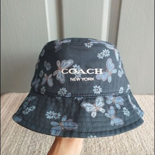 Coach บัคเก็ต สตอเบอรี่ /สีรุ้ง / ดอกน้ำเงิน