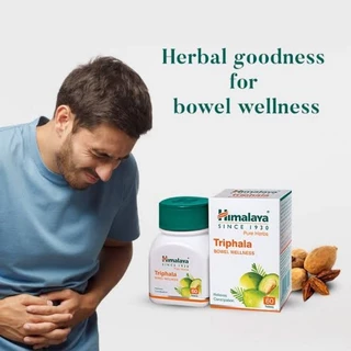 Himalaya Triphala ขนาด 60 เม็ด ราชาแห่งการปรับสมดุล ล้างพิษ ช่วยระบบลำไส้