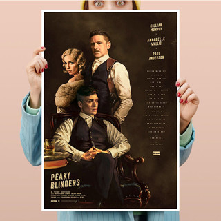 โปสเตอร์ภาพ Peaky Blinders Poster Wall Decor Art Print Poster 13x19" ภาพขนาด 33X48 cm