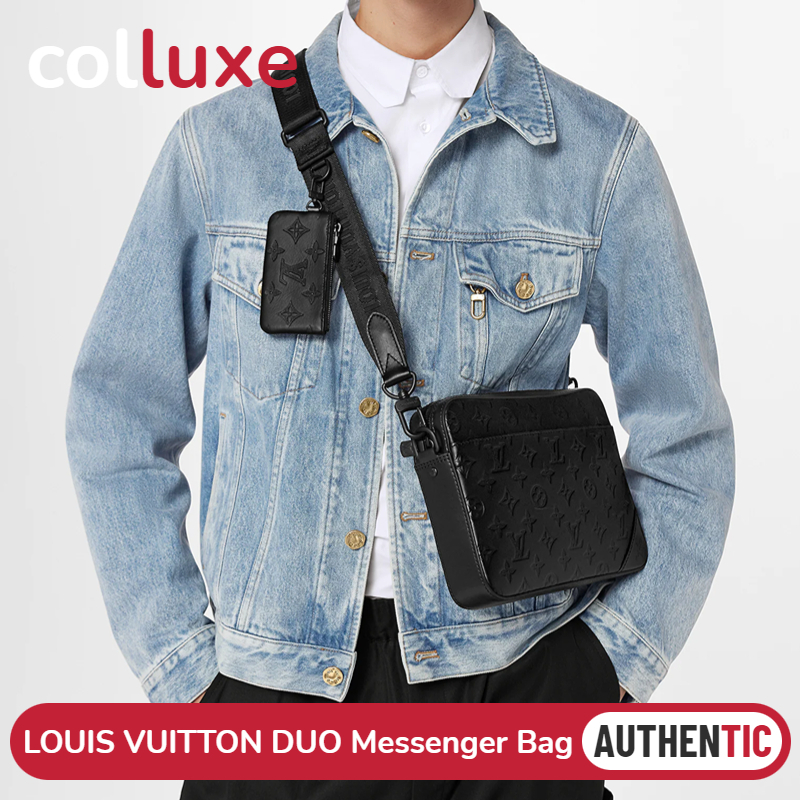 💯ของแท้👜หลุยส์ วิตตอง Louis Vuitton DUO Messenger Bag กระเป๋าสะพายผู้ชาย อุปกรณ์ครบเซ็ต