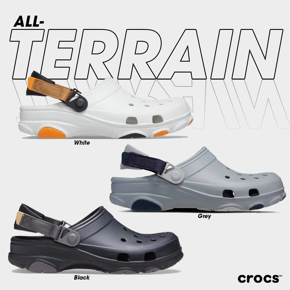 Crocs Collection รองเท้าแตะ รองเท้ารัดส้น CR UX CS AllTerrain Clog 206340-001 / 206340-94S / 206340-007 (2290)