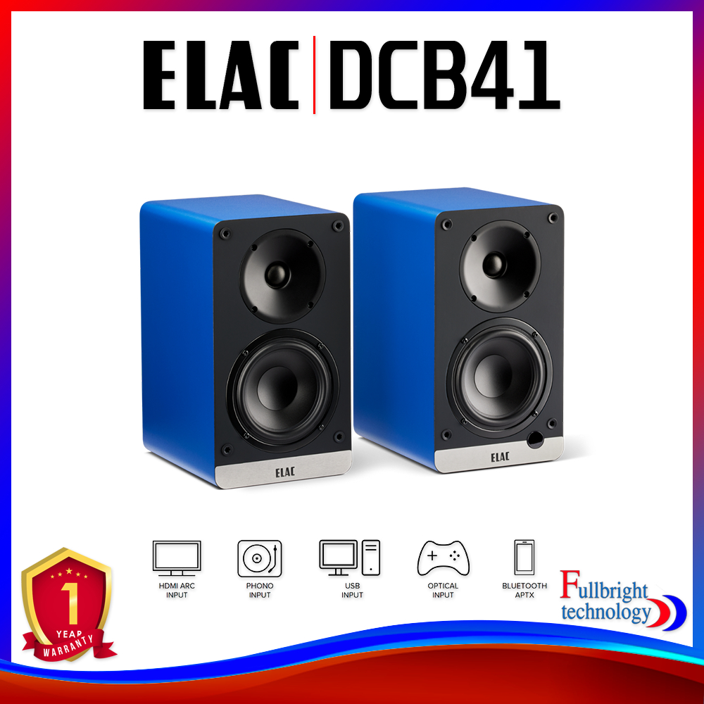 ELAC Debut ConneX DCB41 Powered Monitor Speakers ลำโพงสำหรับฟังเพลง Hi-Fi รับประกันศูนย์ไทย 1 ปี