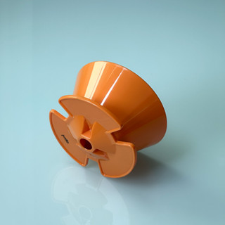 April orange plastic brewer / dripper from April coffee roasters Copenhagen Denmark