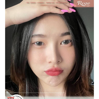 คอนแทคเลนส์ Roze Hydrogel รุ่น Glamour Gray (สีเทา)