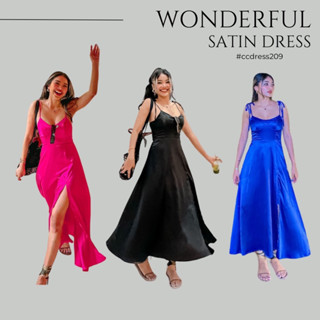 Wonderful Satin Dress [พร้อมส่ง] 💥ลด10%💥