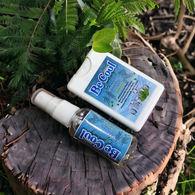 สเปรย์ฉีดตัว body spray Be Cool 30ml เย็นเวอร์X10 เท่า ฉีดแล้วเย็นทันที ติดทนนาน 3-4 ชม. สารสกัดธรรมชาติ 100%