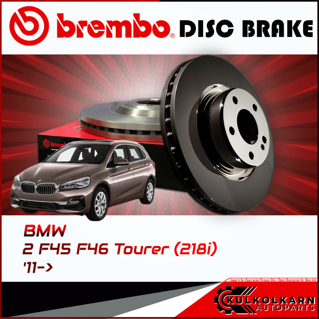จานเบรก  BMW SERIES 2 F45 F46 Tourer (218i) (HC) 11-> (09 C350 11)(09 C349 11)(08 C352 11)