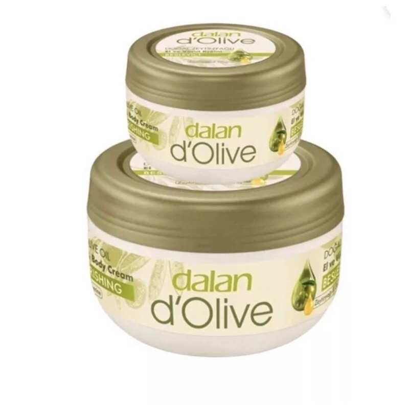 ครีมน้ำมันมะกอก Dalan d'Olive Nourishing Hand & Body cream  ขนาด 300 ml + 150 ml